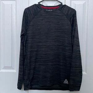 Reebok Long Sleeve Shirt Gray Small